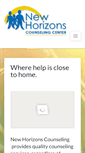 Mobile Screenshot of newhorizonscounselingcenter.com